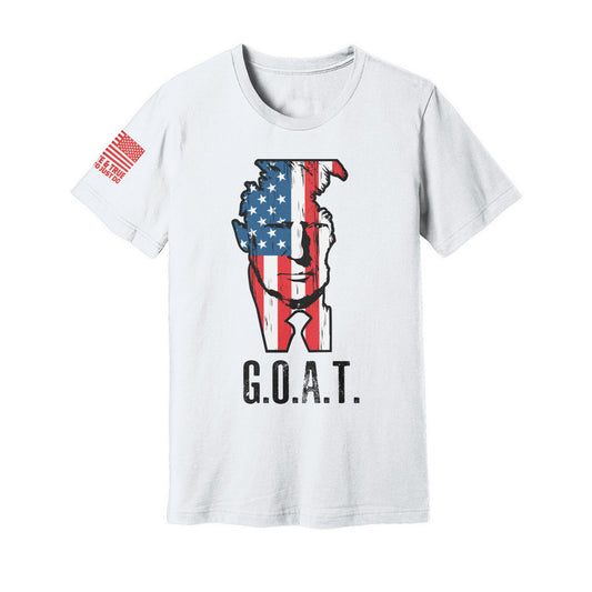 The G.O.A.T. Donald Trump (Tee) - White Edition