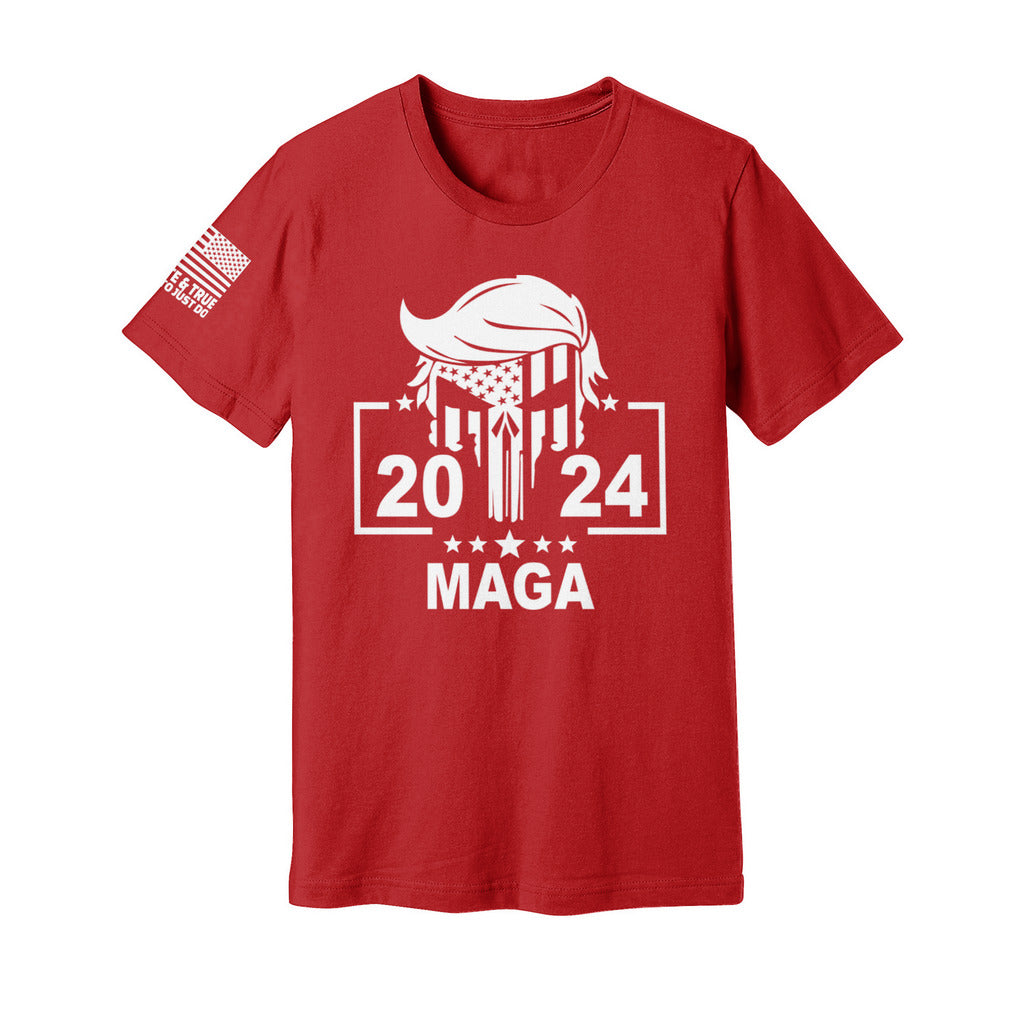 MAGA 2024 Punisher Skull (Tee) - Red Edition