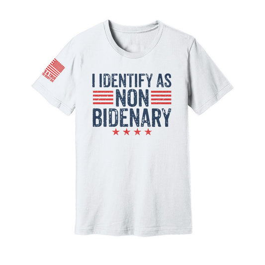 I Identify as Non-Bidenary (Tee) - White Edition