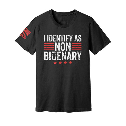 I Identify as Non-Bidenary (Tee) - Black Edition