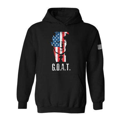 The G.O.A.T. Donald Trump (Hoodie) - Black Edition